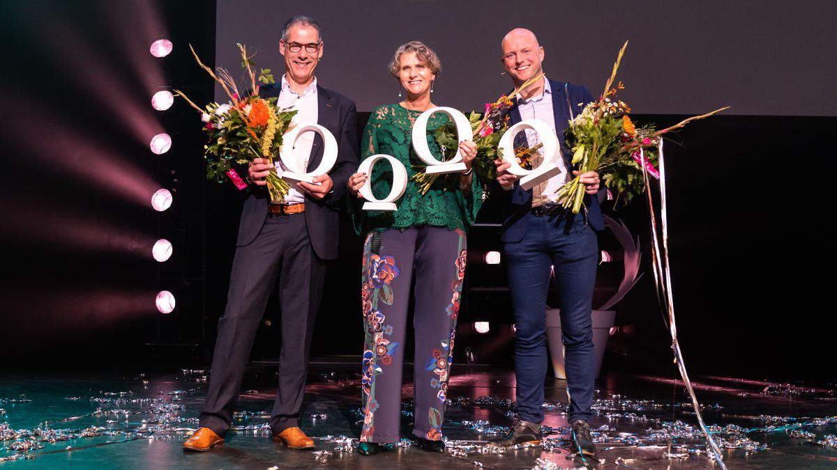 Winnaar Ondernemersprijs Erik Lanting Renske van den Berg Geert Meulensteen