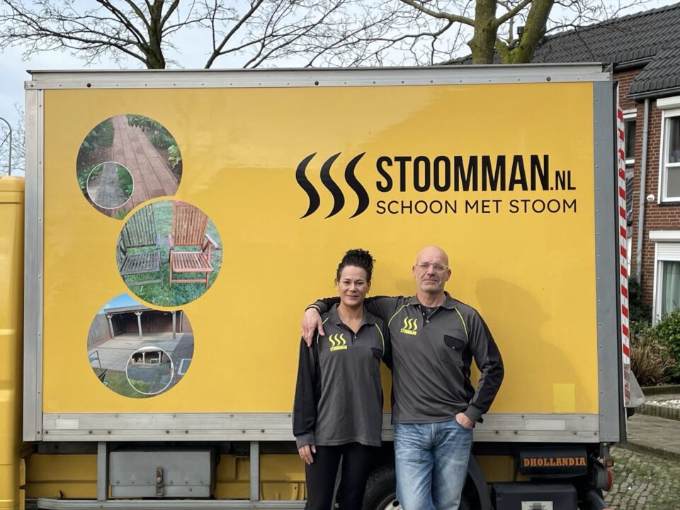 Stoomman: schoon met stoom
